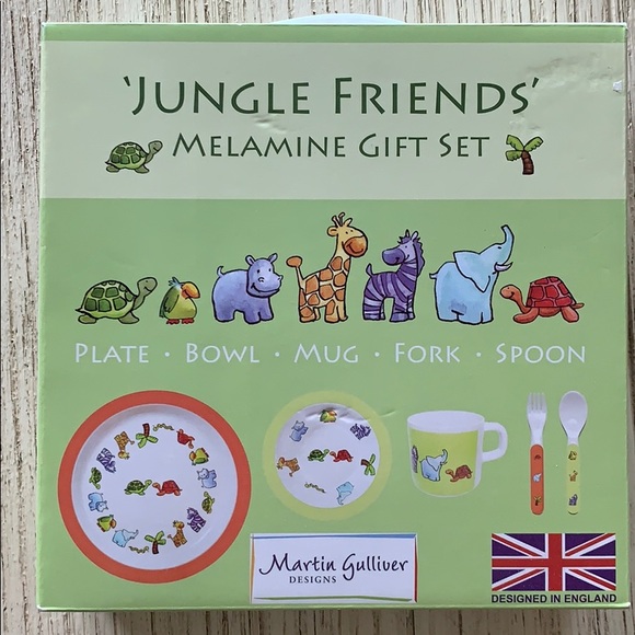 Jungle Friends Melamine Gift Set - Picture 1 of 1